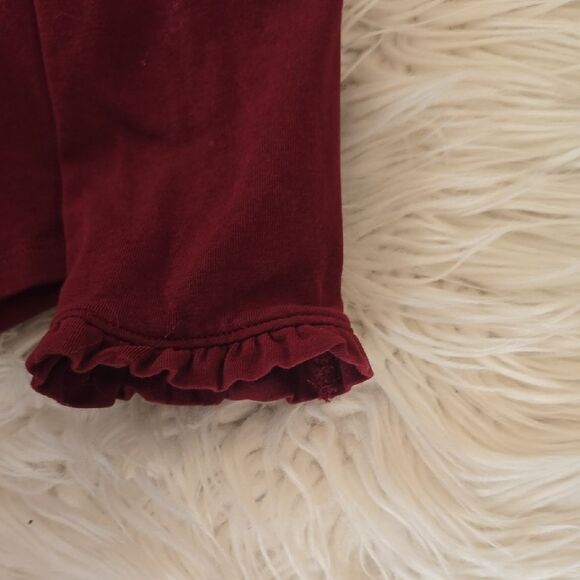 🩷Maroon Long Sleeve Kids Tee - Picture 4 of 4
